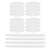 4/8PCS Car Door Handle Bowl Scratch Protective Stickers Universal Invisible Cars Sticker Handle Anti-collision Protection Strip