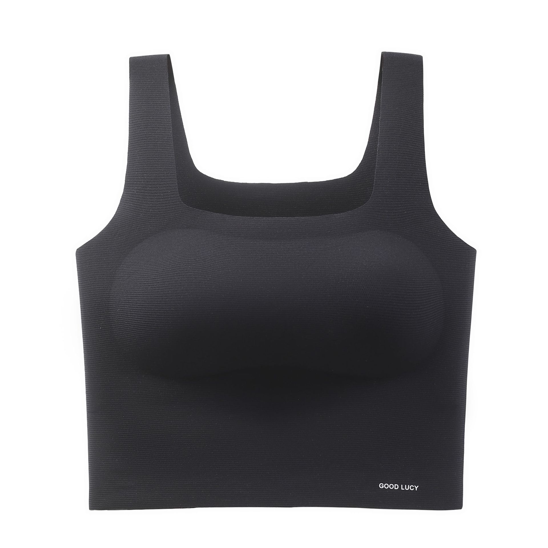 

Beautiful back integrated thin shoulder strap bra small suspender vest inner chest wrap summer thin tube top xl size (recommended weight 62.5-70kg ) чорний