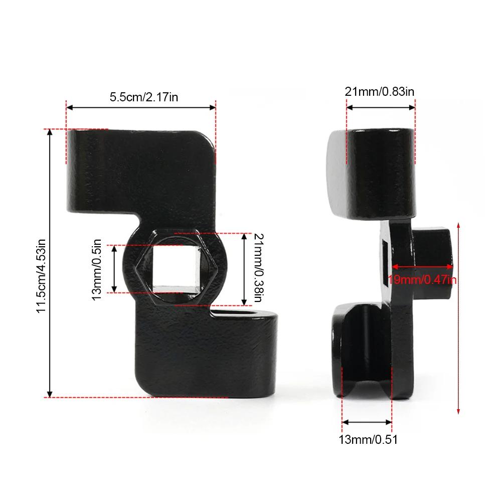 1-5PCS Wrench Expander For 1/2 Inch Or 21mm Hex Drivers Universal Wrench Extender Adaptor Wrench Extension Tool Mechanic Tools