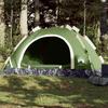 Vidaxl Tourist Tent, 3-Person, Green, Quick Setup