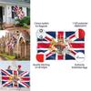 Welsh And Uk Flag Polyester Outdoor Indoor Garden Patriotic Banner For Home Decorations