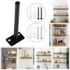 4 PCS Hidden Floating Shelf Bracket Round Wall Mount Shelf Supports Invisible Fixed Floating Holder A 01 2 Holes Black