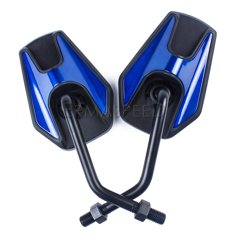 Electric Bike Scooter Rear View Mirrors Universal 10mm Motorcycle Handlebar Side Rearview Mirrors Motorcycle
