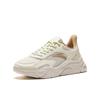 Anta Little Millennium Stoff Synthetisches Leder Gummi Sommer Dicke Sohle Schuhe Niedriger Schaft Freizeitschuhe Damen Sneaker Weiß Braun 922638811-4