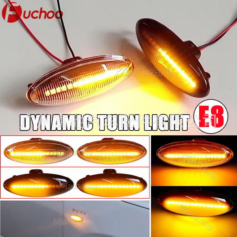 Sequenzielle LED-Seitenmarkierungsleuchten für Toyota Yaris MK2, Corolla, Auris MK1, RAV4