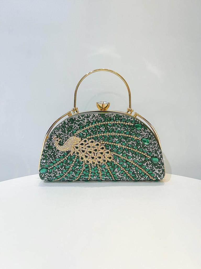 Women's Rhinestone Evening Clutch - Bridal & Banquet Handbag