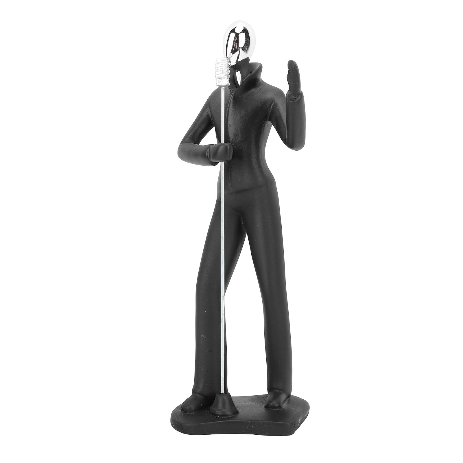 Смола Музыкант Фигурки Абстрактные Спортивные Мужские Фигурки Декоративная Скульптура Орнамент для Рабочего Стола