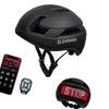 Fortschrittlicher Fahrradhelm mit integriertem Blinker und wiederaufladbarem LED-Licht für klare Signalisierung während der Fahrt