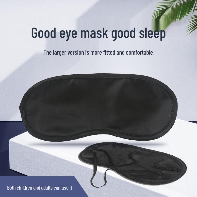 Solid Color Blackout Eye Mask: Hot/Cold Compress for Eye Fatigue Relief