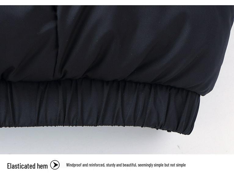 Pánská lehká krátká péřová bunda pro střední věk a starší - Hrubá, hřejivá, ležérní zimní bunda