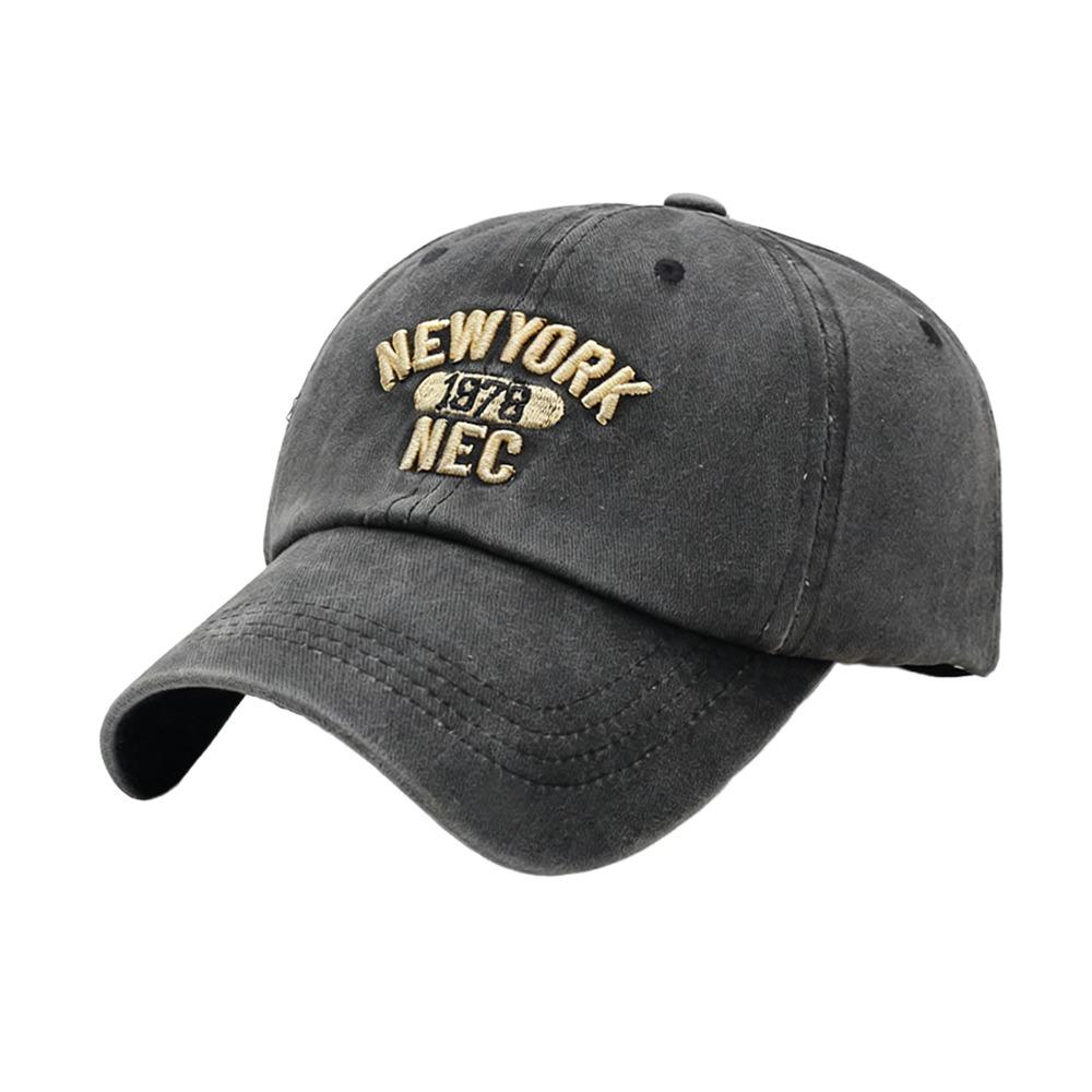 NEW YORK 1978 Embroidery Baseball Cap Washed Snapback Baseball Cap  For Man Women Outdoor Sports