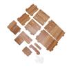 Wooden Material Wooden Desk Organizer Multi Layer Design Space Saving Multi-Layer Storage Box With Compartments Minimal