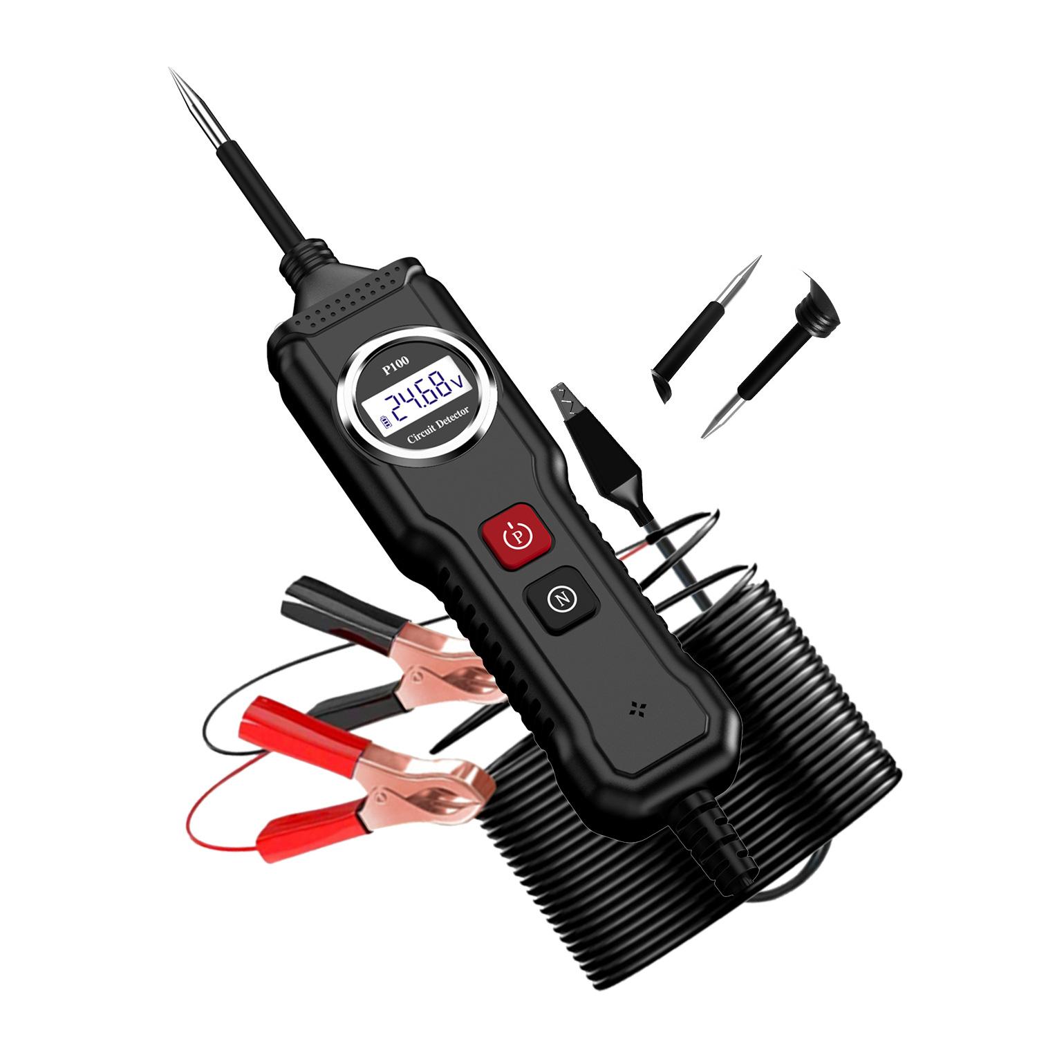 Digital Circuit Detector for Automotive Use for Short Open and Ground Fault Circuit Testing in Cars P100