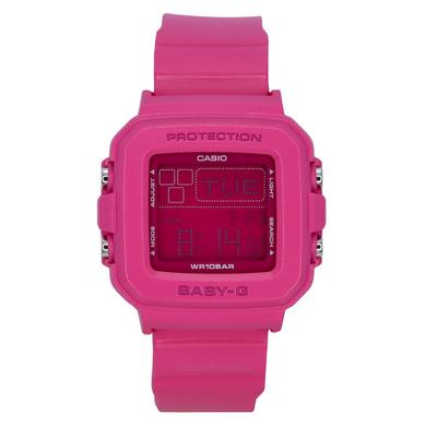 Baby-G Plus Digital 30. výročí Růžový pryskyřičný řemínek Quartz BGD-10K-4 100M Dámské hodinky se speciálním držákem
