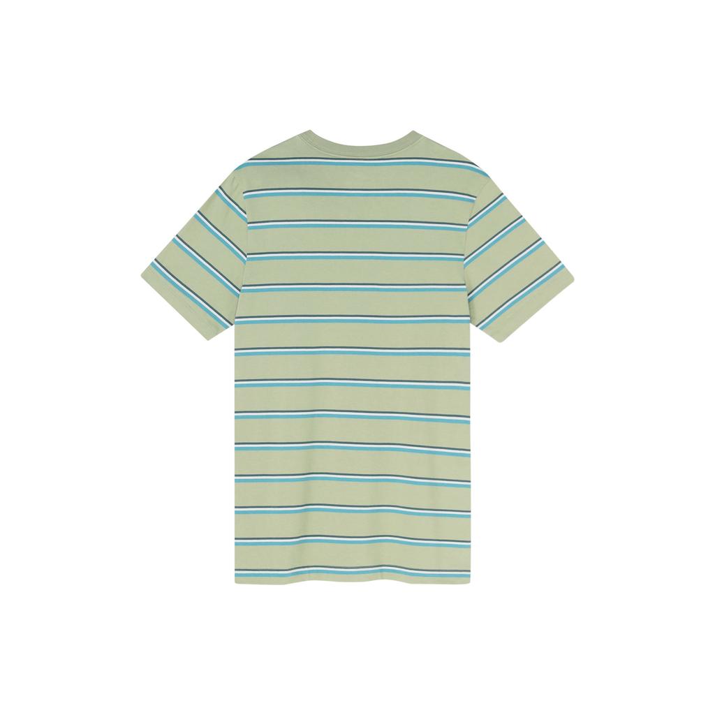 Nike Striped Logo Round Neck Pullover Short Sleeve T-Shirt Men Tops Matcha DZ2986-386