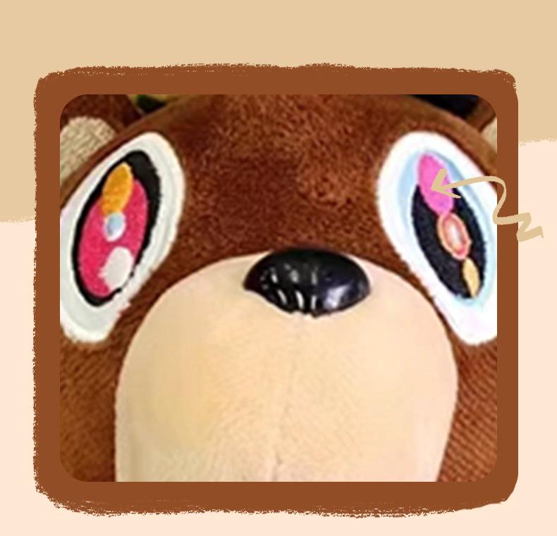 Sınır Ötesi Kanye Ayıcık Peluş Oyuncak Bebek
