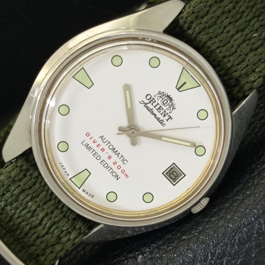 

ВИНТАЖНЫЕ МУЖСКИЕ ЧАСЫ ORIENT AUTOMATIC 46941 JAPAN С БЕЛЫМ ЦИФЕРБЛАТОМ a700610-5 R204-a700610