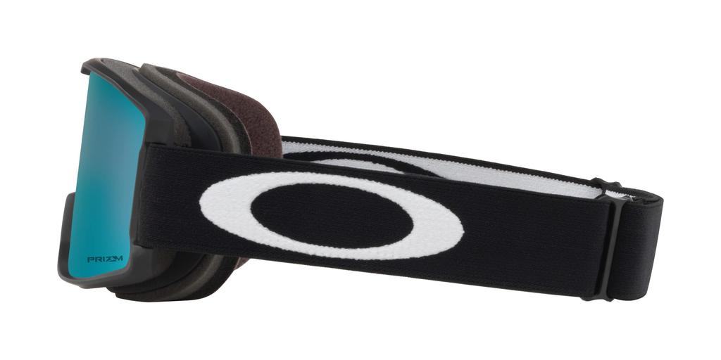 Oakley OO7095 Line Miner XS Matte Black with Prizm Sapphire Iridium Free Size Lens,