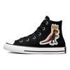 Jean-Michel Basquiat x Converse Chuck Taylor All Star Yüksek PS Sakız Otomatı Çocuk Spor Ayakkabı Siyah Çok Renkli Egreti 372587C