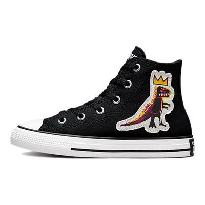 Jean-Michel Basquiat x Chuck Taylor All Star High PS Dětské tenisky dávkovač PEZ Černá Multi Egret 372587C