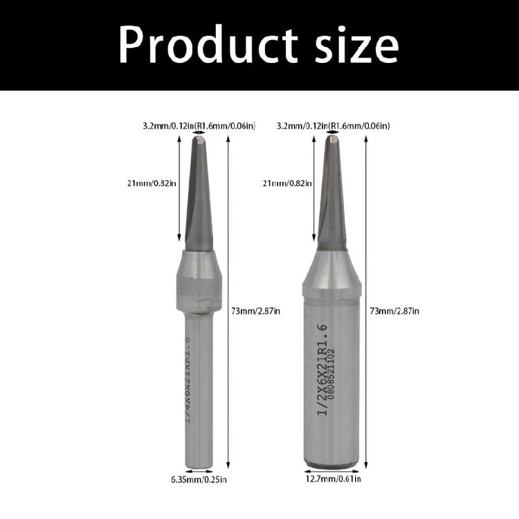 Professional Woodworking Single Flute Router Bit for Engraving Grooving and Mortise Woodwork In Hardwood