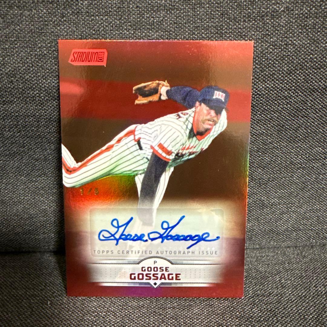 [First Number] G. Gossage Autograph Card 5 Series