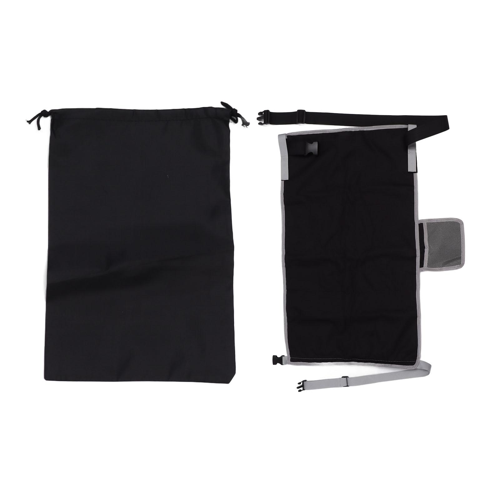 

Удлинитель сиденья самолета Портативная дорожная подставка для ног Необходимые вещи для самолета для малышей и детей, чтобы лежать чёрный