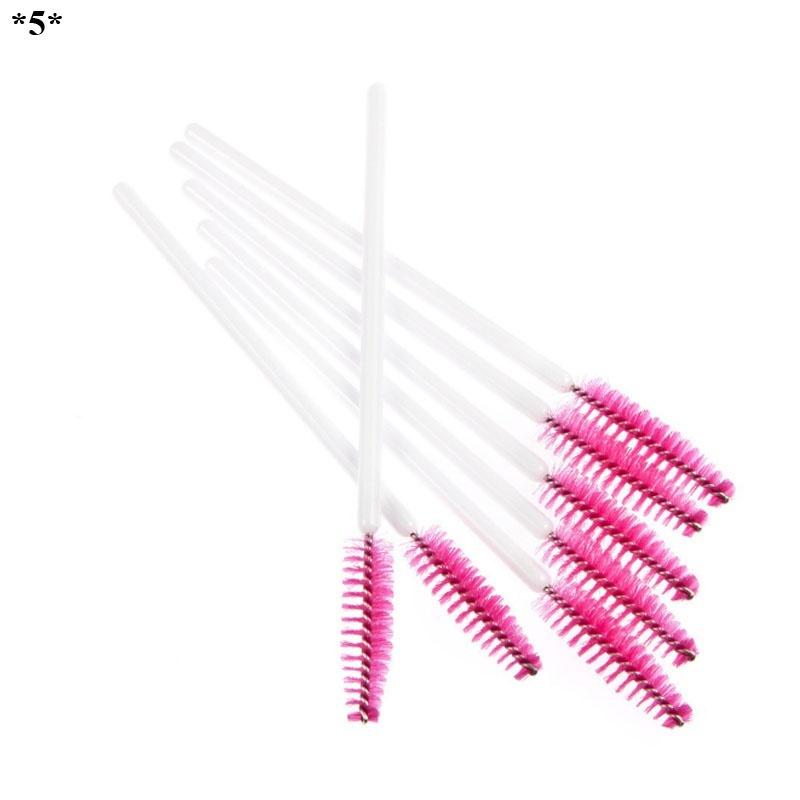 50 Pcs Disposable Eyelash Brush Mascara Wands Applicator Wand Brushes Eyelash Comb Travel Makeup Too