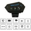Wireless Motorcycle Helmet Headset Bluetooth Earphone with Handsfree Mic Music Player And Voice Control for Motorbike Rider