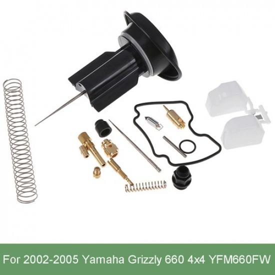Carburetor Rebuild Kit for Yamaha Grizzly 660 4x4 YFM660FW 2002-2005 Carb Repair
