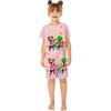 Conjunto de Pijama de Verano con Estampado Sprunki para Niños y Niñas de Algodón Casual Dibujos Animados Traje de Dos Piezas para Estar en Casa para Niños