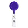 Retractable Badge Reel with Durable Clip and Clear Vinyl Strap for ID Card Holder Suitable for Office Work and Events