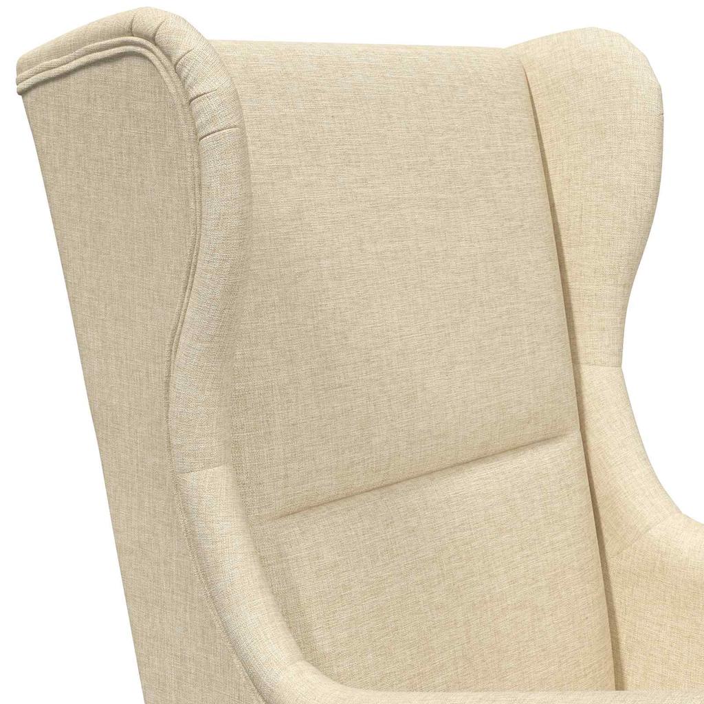 Cream Fabric Armchair