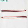 For Mazda CX-30 -2024 Chrome Silver Exterior Fog Light Lamp Strip Trim 2PCS
