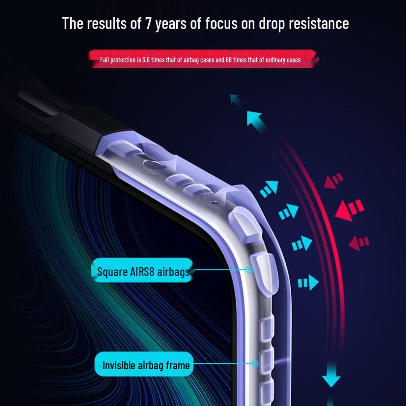 Silicone Anti-drop Full Coverage Protective Case for iPhone 14, 15 Pro, 16, 17 ProMax