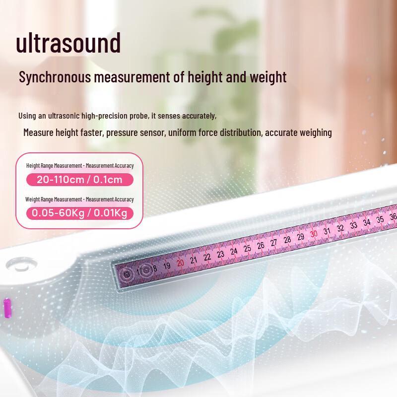 Meilen Smart Ultrasonic Baby Height & Weight Scale