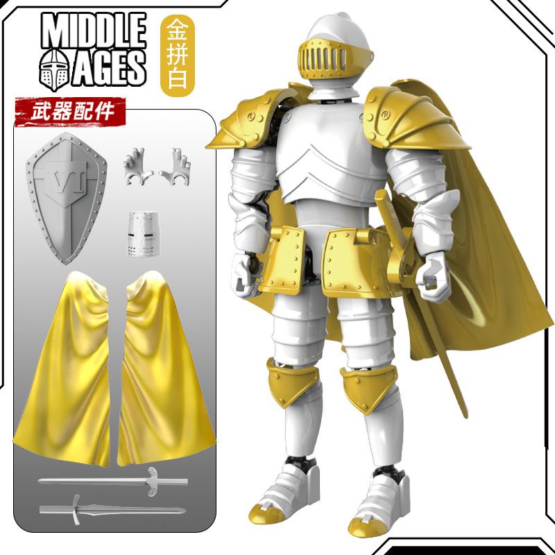 Neue DIY Montierte Rüstung Ritter Retro Puppe Gelenkige Actionfiguren Schreibtisch Dekor Statue Spaß Trendiges Spielzeug Für Jungen Überraschung Schönes Geschenk