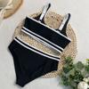 OFTBUY 2025 New Summer Sexy Sports Style High-waisted Swimsuit Women 2 Pieces Bikini Set Removable Bra Beach Swimwear Female