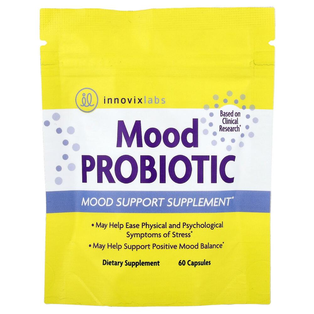 InnovixLabs Mood Probiotic Emotional Stability Supplement, 60 Capsules