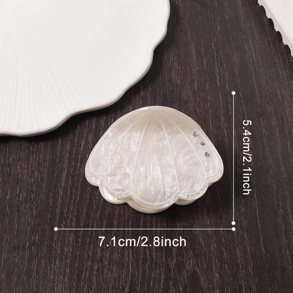 Bamboo Yao Ocean-Style Whale & Seashell Hair Clip