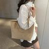 Simple Commuting and Leisure 2025 Winter New Solid Color Trend Fashion Large Capacity Trend Jitote Shoulder Women's Big Bag