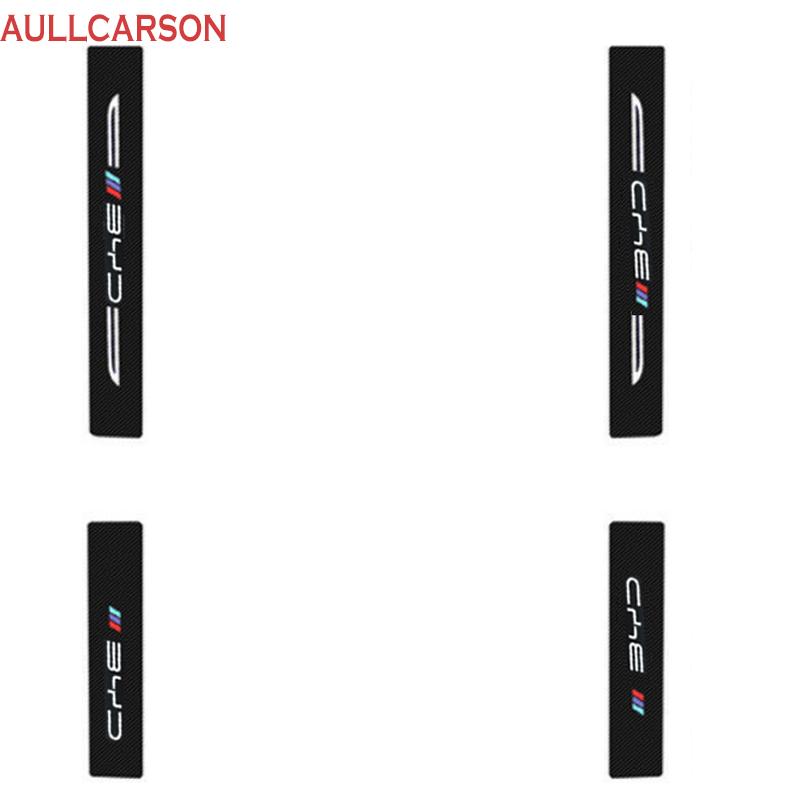 Für BYD Atto 3 EV 2022 2023 Auto Tür Sill Leder Aufkleber Schutz Platte Carbon Faser Schwelle Streifen Taildoor