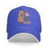 Washed Men's Baseball Cap Just A Girl Who Loves Capybara Trucker Snapback Caps Dad Hat Capybara Animal Golf Hats