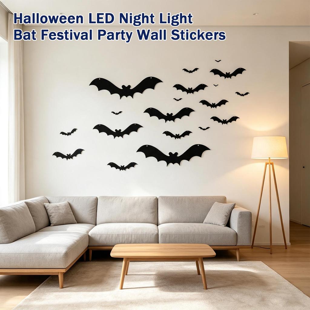 Halloween Glowing Wall Decorations for Indoor Party
