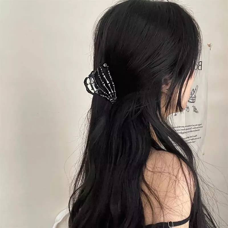 Ghost Metal Hand Grip Hair Clip Fashion Simple Claw Clip French Gift Headdress