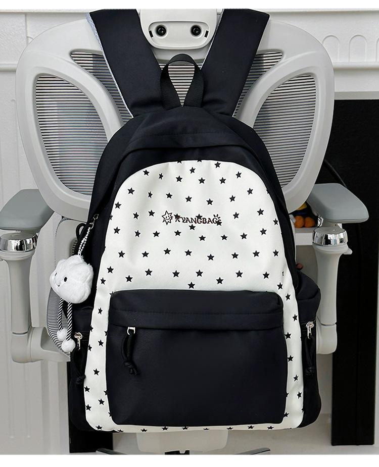 Schoolbag cute soft cute college schoolbag girl heart leisure junior high school students primary school backpack women high value lightweight