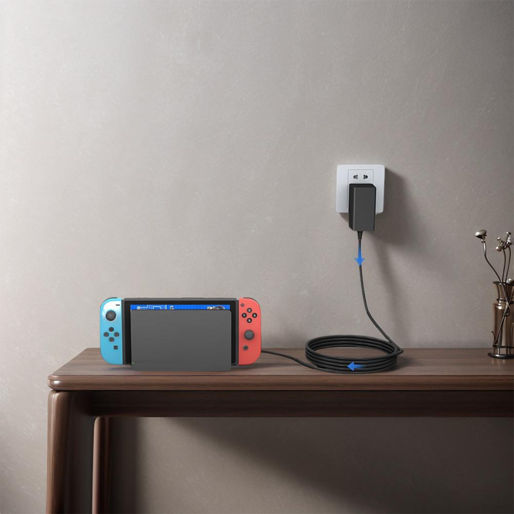 Portable Dock Charger Type-C Power Adapter Overload Protection Charger Dock for Nintendo for Switch