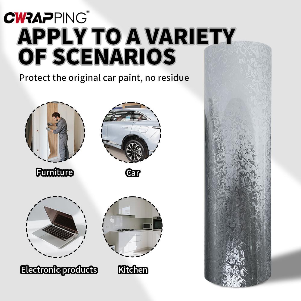 Car Wrap Vinyl Wrap Film Premium Black Carbon Fiber Wrap 3D Sticker for Body Interior Exterior Decoration Decals Car Accessories