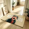 Anime N-Naruto Cool Carpet Bathroom Anti-slip Mat Door Mat Home Decoration Mat Entrance Door Mat Scratch-resistant Door Mat