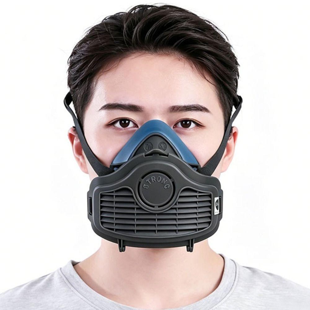 Replaceable Filter Dust Respirator Reusable Design Dust Face Mask Half Mask  Grinding Work